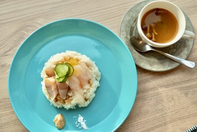 お魚ごはん　スープ付き