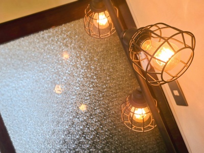 ガラスは当時のまま