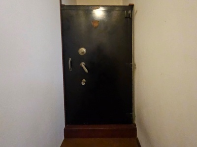 郵便局時代に使用されていた金庫