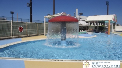 人気の「きのこ噴水」