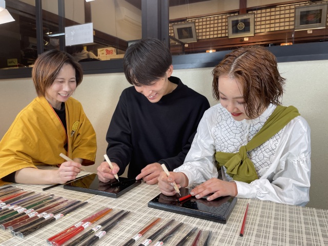 輪島塗の館「沈金体験」