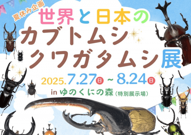 世界と日本のカブトムシ・クワガタムシ展